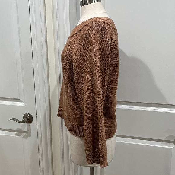 J. Crew relaxed sleeve Boatneck Beach sweater‎ 100% cotton - Picture 6 of 15